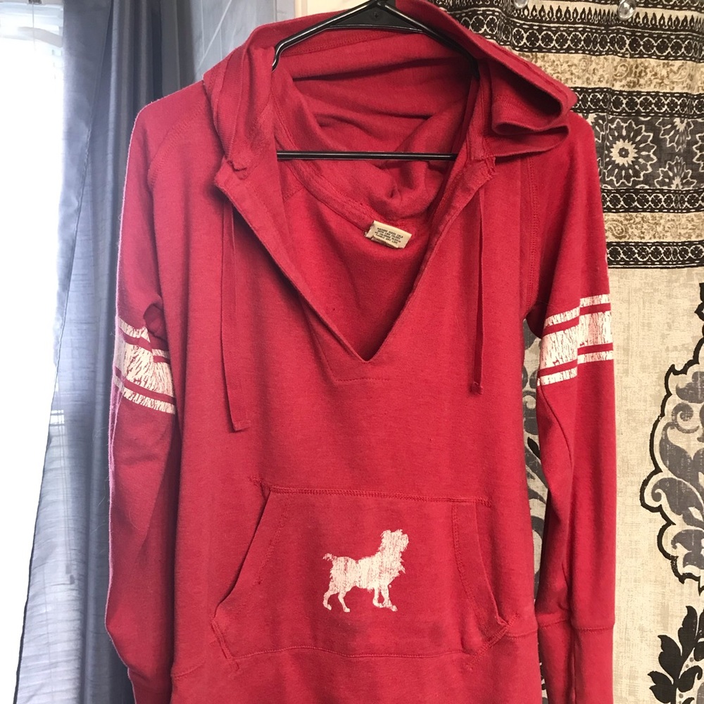 Strat Dog V-Neck Hoodie
